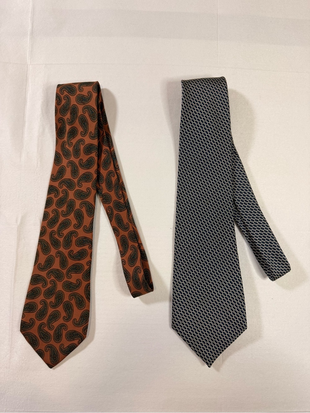 Polo by Ralph Lauren Brown Paisley Silk Necktie